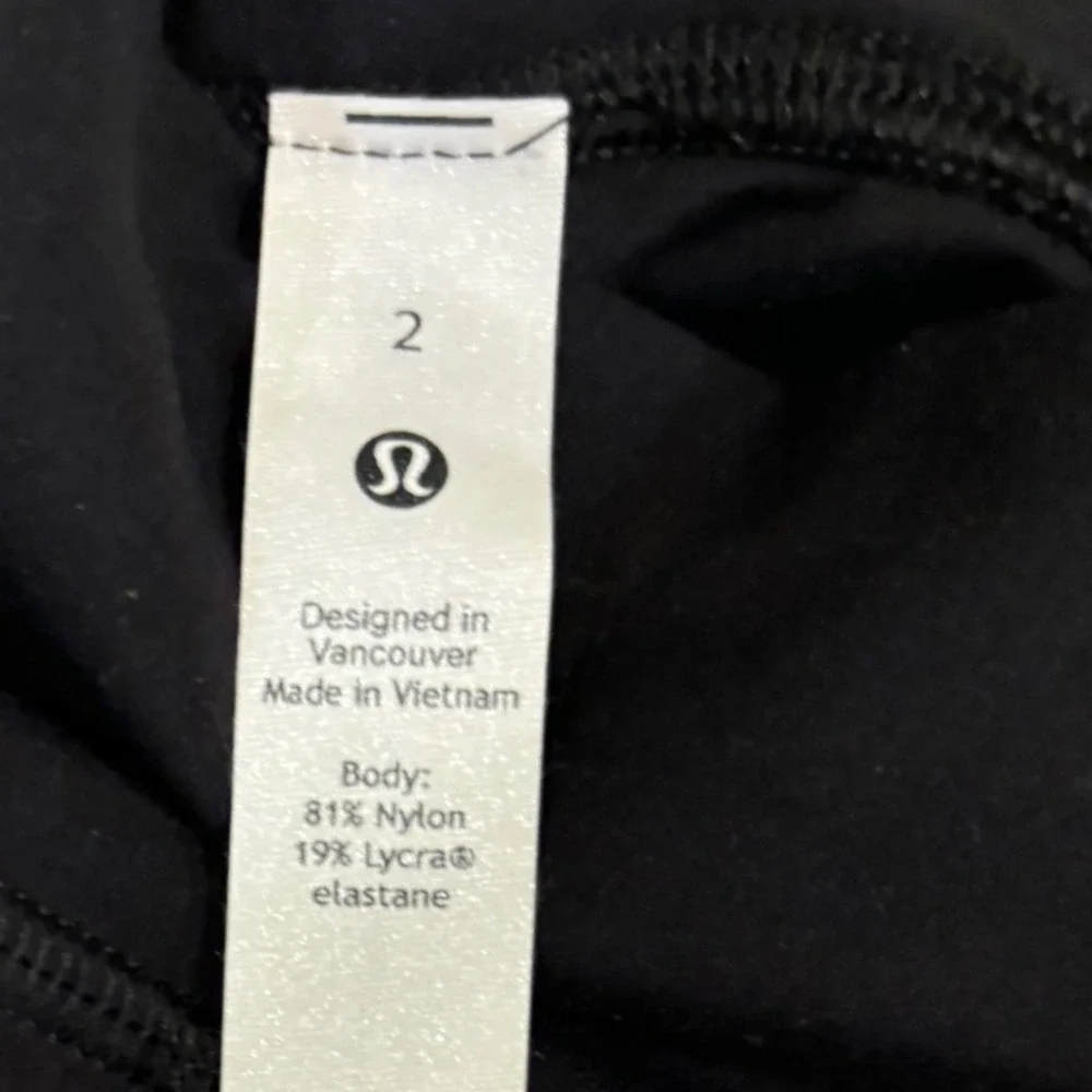 Lululemon Align Jogger Black Nulu Yoga Pants Size 2